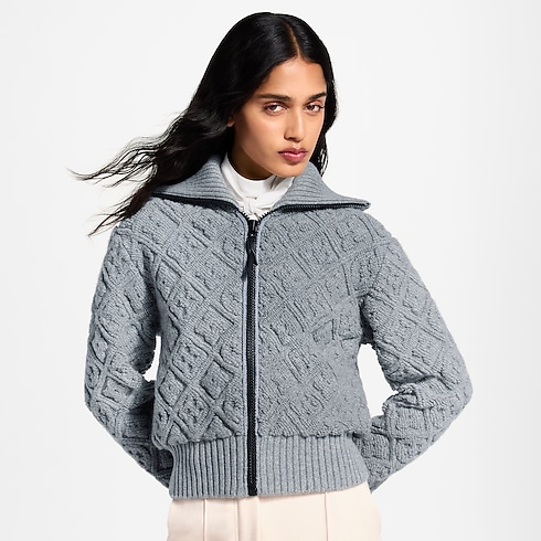 Monogram Toweling Zip-Up Jacket in Women's Ready-to-Wear Tops and Shirts collections by Louis Vuitton (Product zoom)