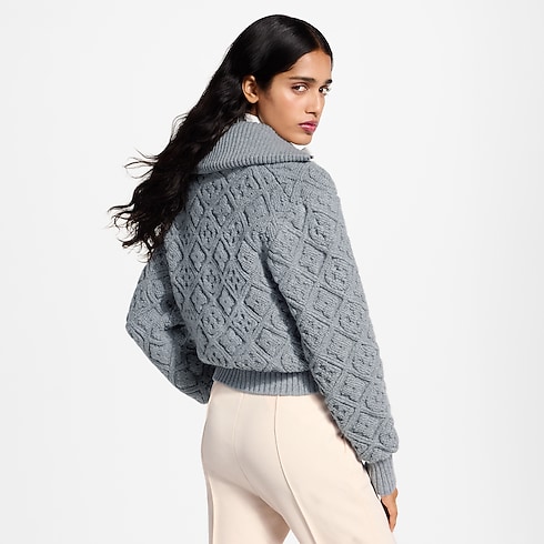 Monogram Toweling Zip-Up Jacket in Women's Ready-to-Wear Tops and Shirts collections by Louis Vuitton (Product zoom)