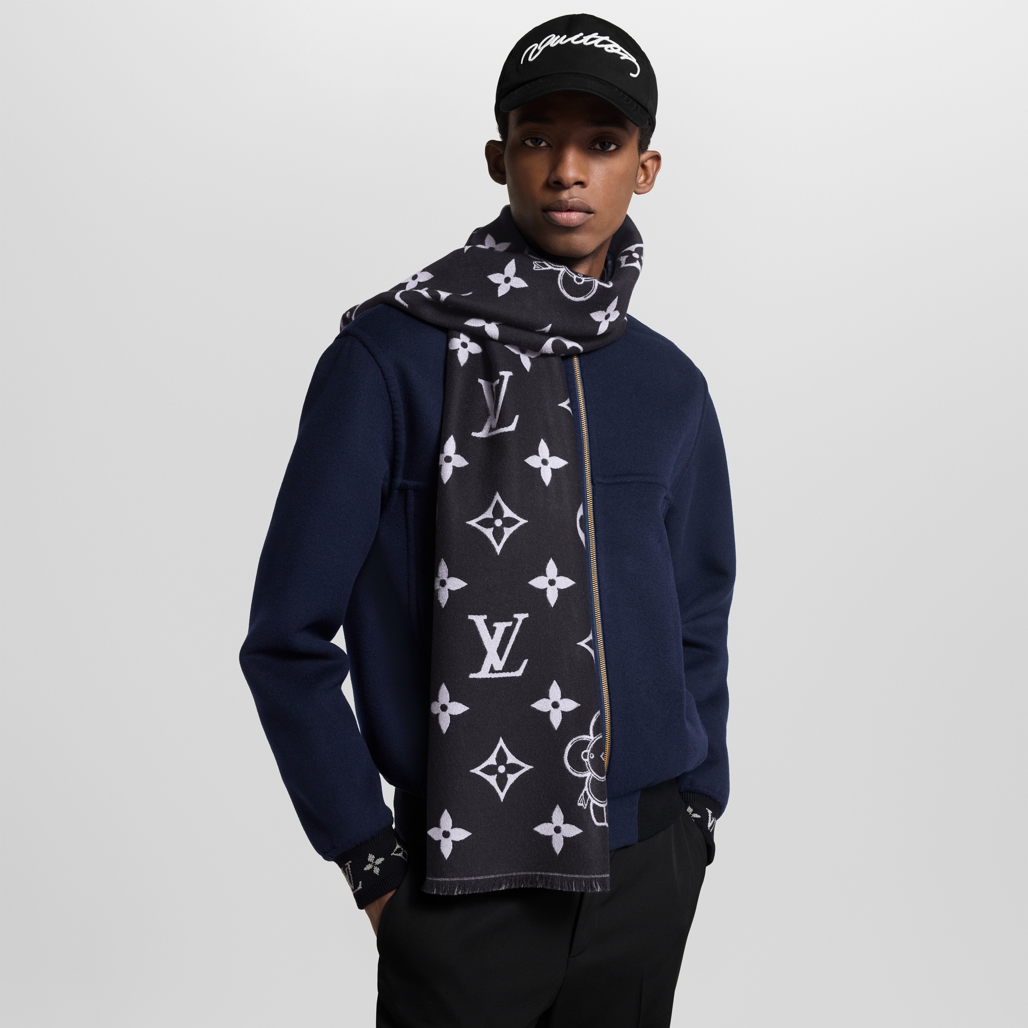 Monogram Vivienne Scarf . in Men