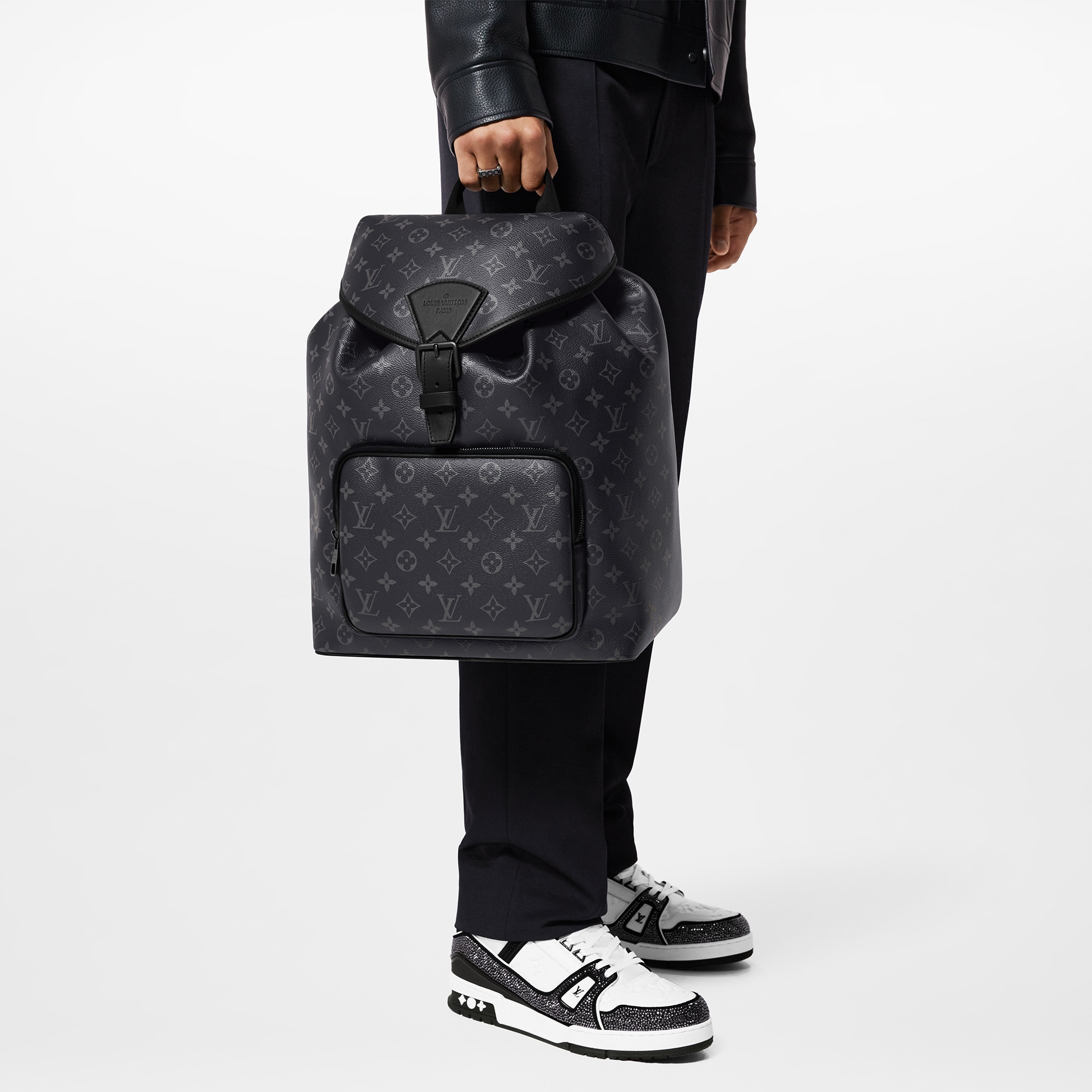 Montsouris Backpack Monogram Eclipse in Men