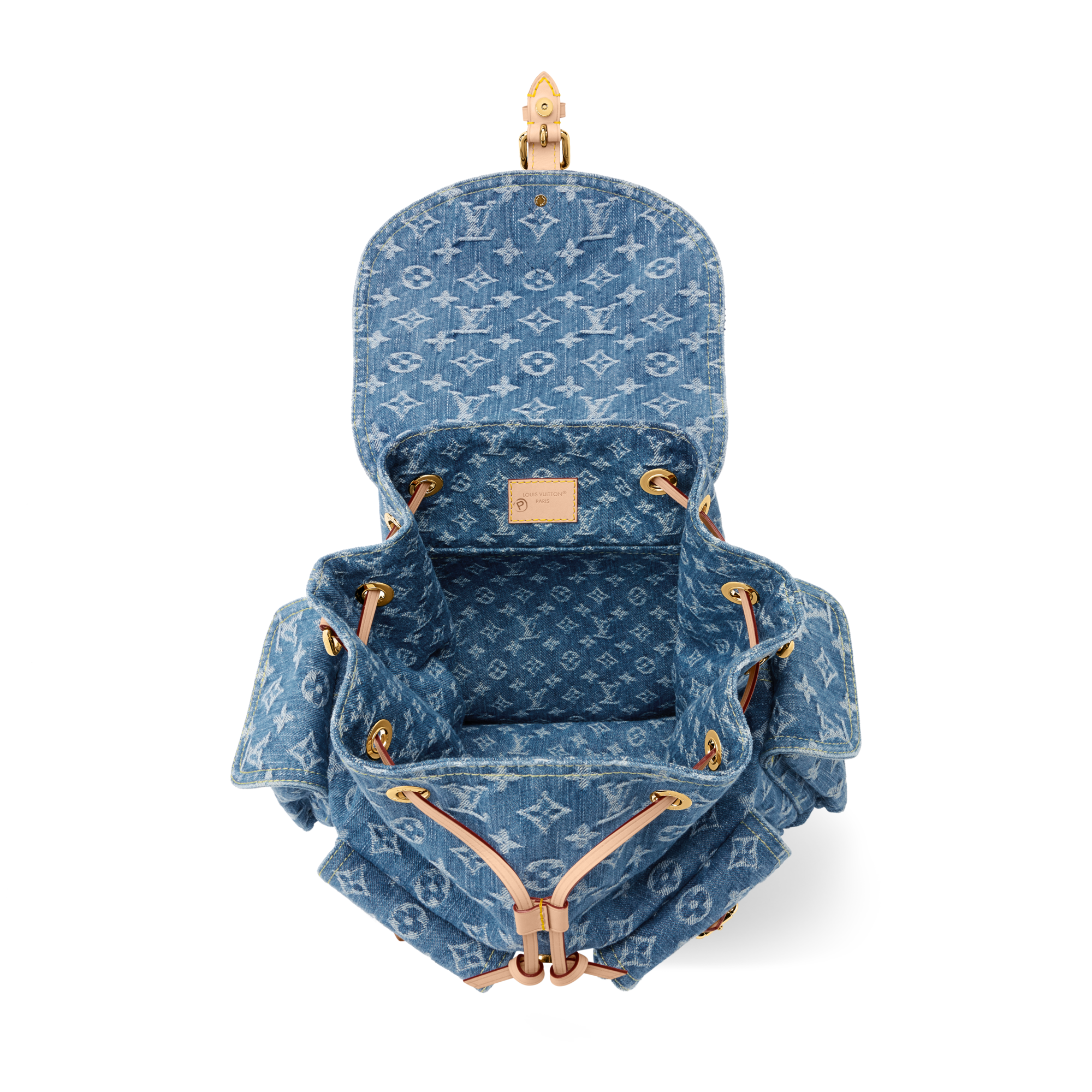 louis vuitton blue denim monogram backpack Mini Venice  Lux Second Chance The innovative material adds depth and modernity Montsouris Cargo Backpack Monogram Denim