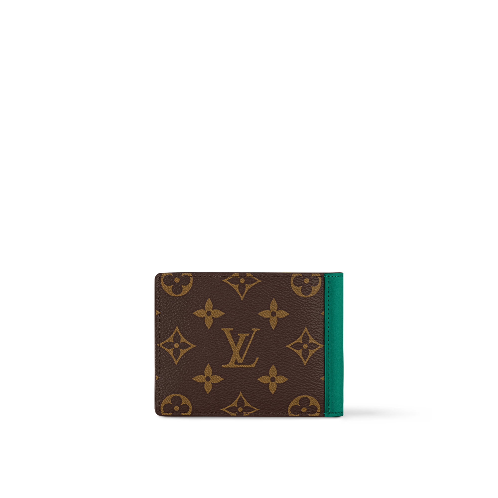 Multiple Wallet Monogram Macassar Canvas in Women
