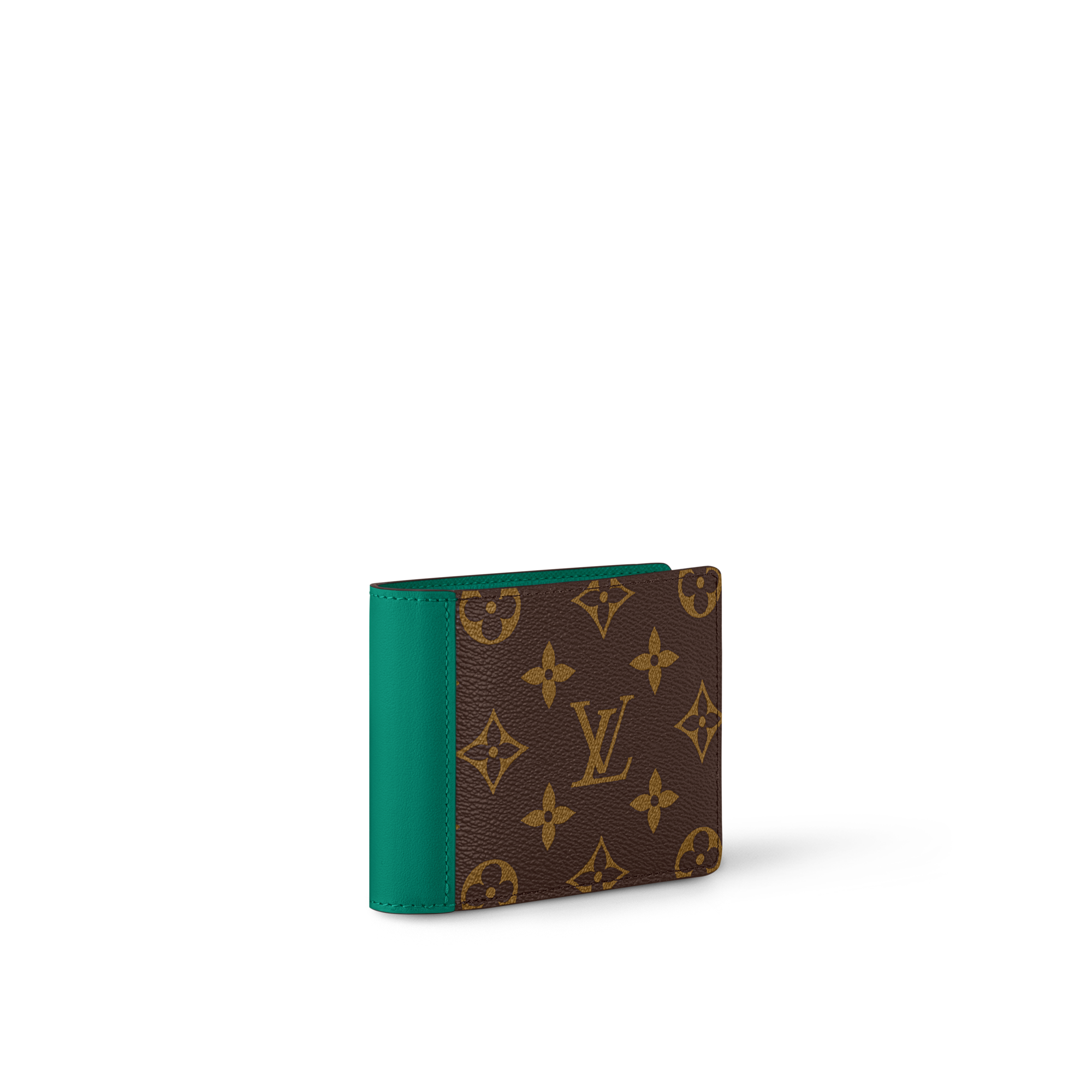 Multiple Wallet Monogram Macassar Canvas in Women