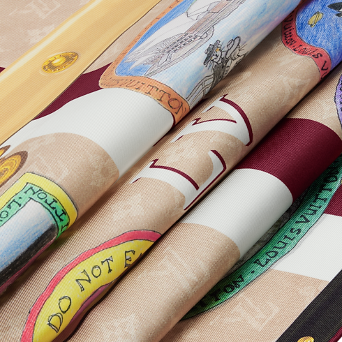 My LV Trunk Square 90 . in Women's Accessories Silk Squares and Bandeaus collections by Louis Vuitton (Product zoom)