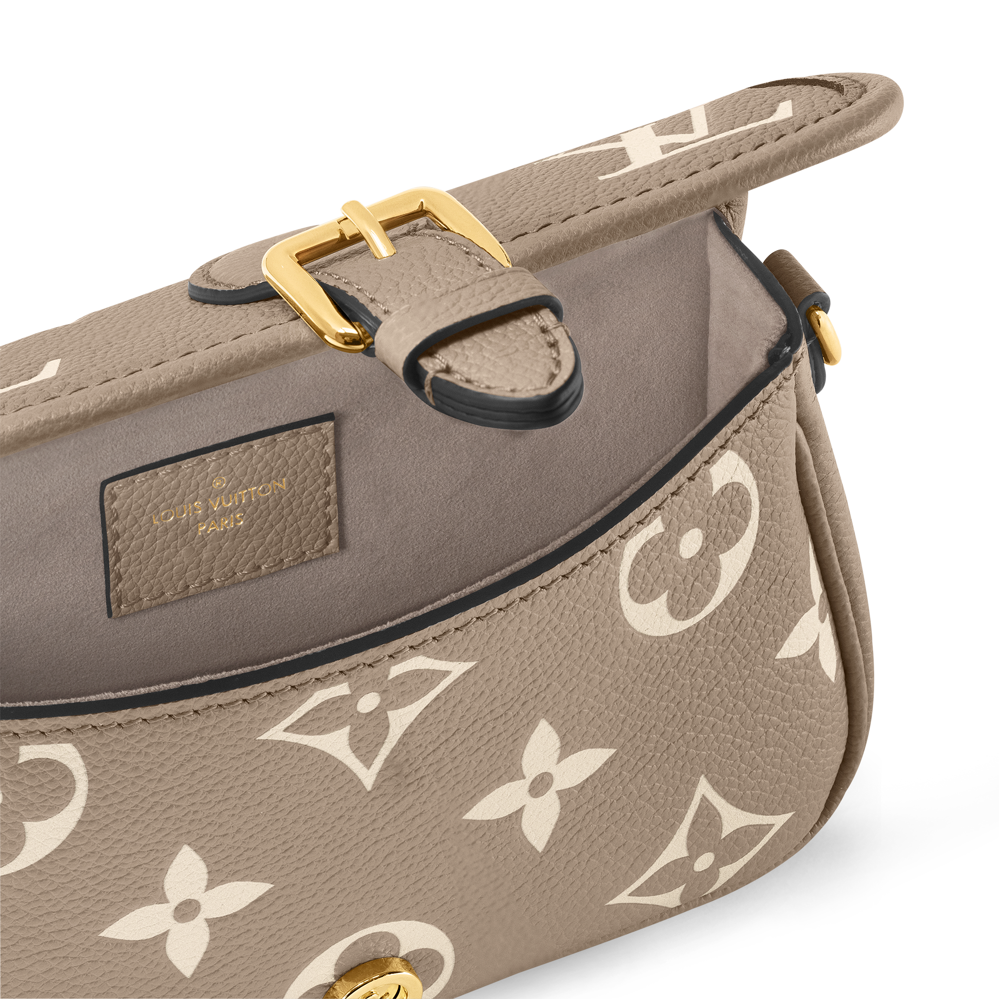 Nano Diane Bicolour Monogram Empreinte Leather in Women