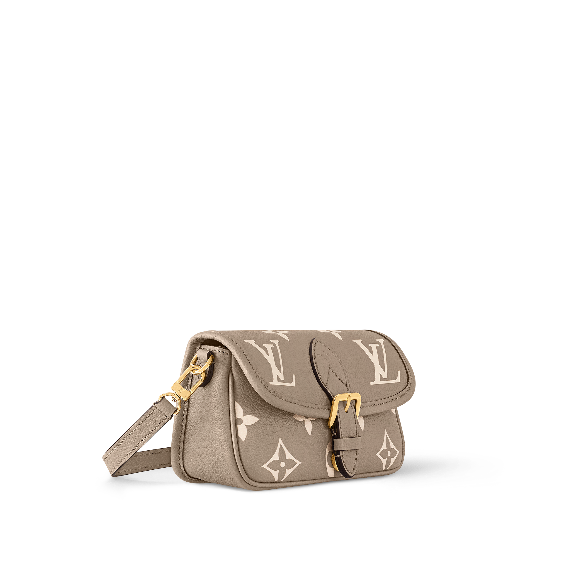 Nano Diane Bicolour Monogram Empreinte Leather in Women