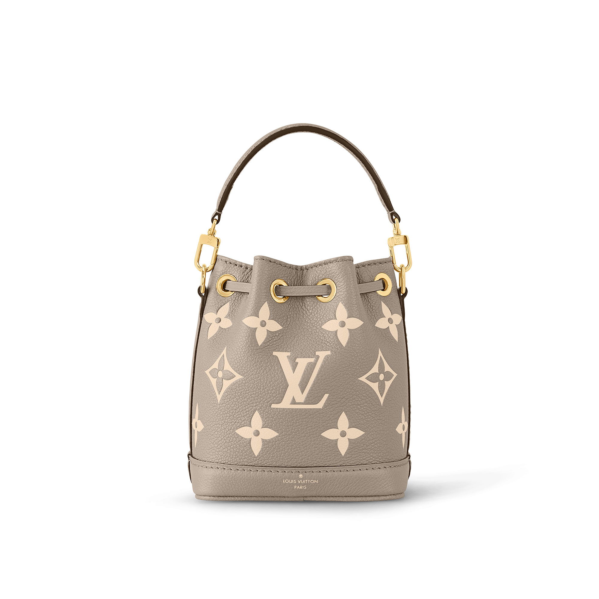 Nano Noé Bicolour Monogram Empreinte Leather in Women