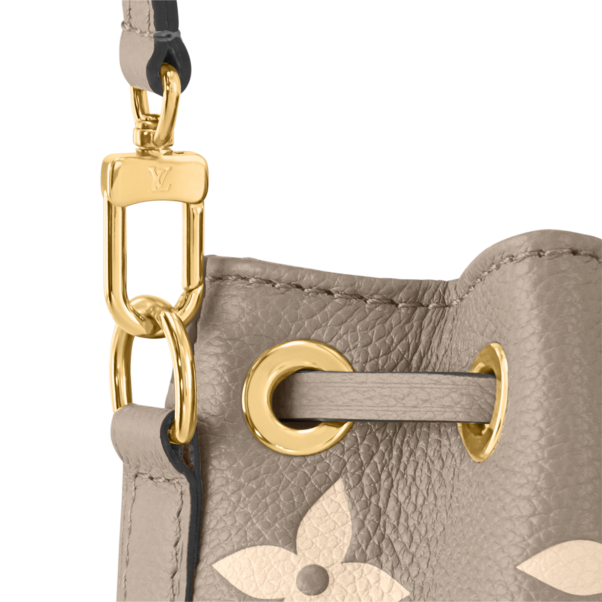 Nano Noé Bicolour Monogram Empreinte Leather in Women