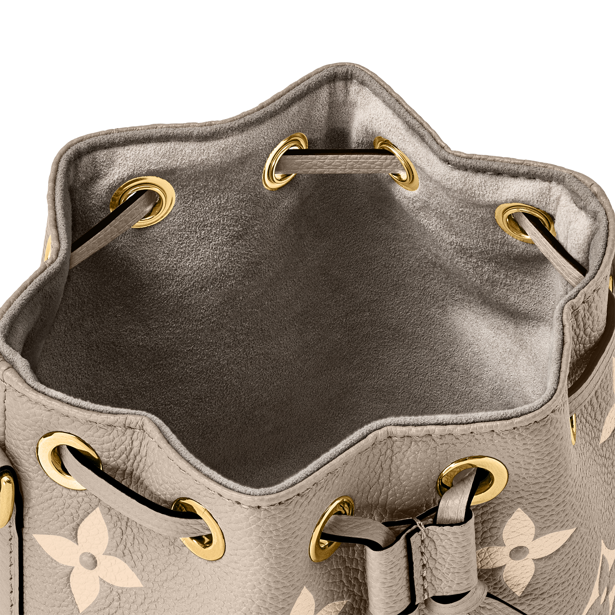 Nano Noé Bicolour Monogram Empreinte Leather in Women