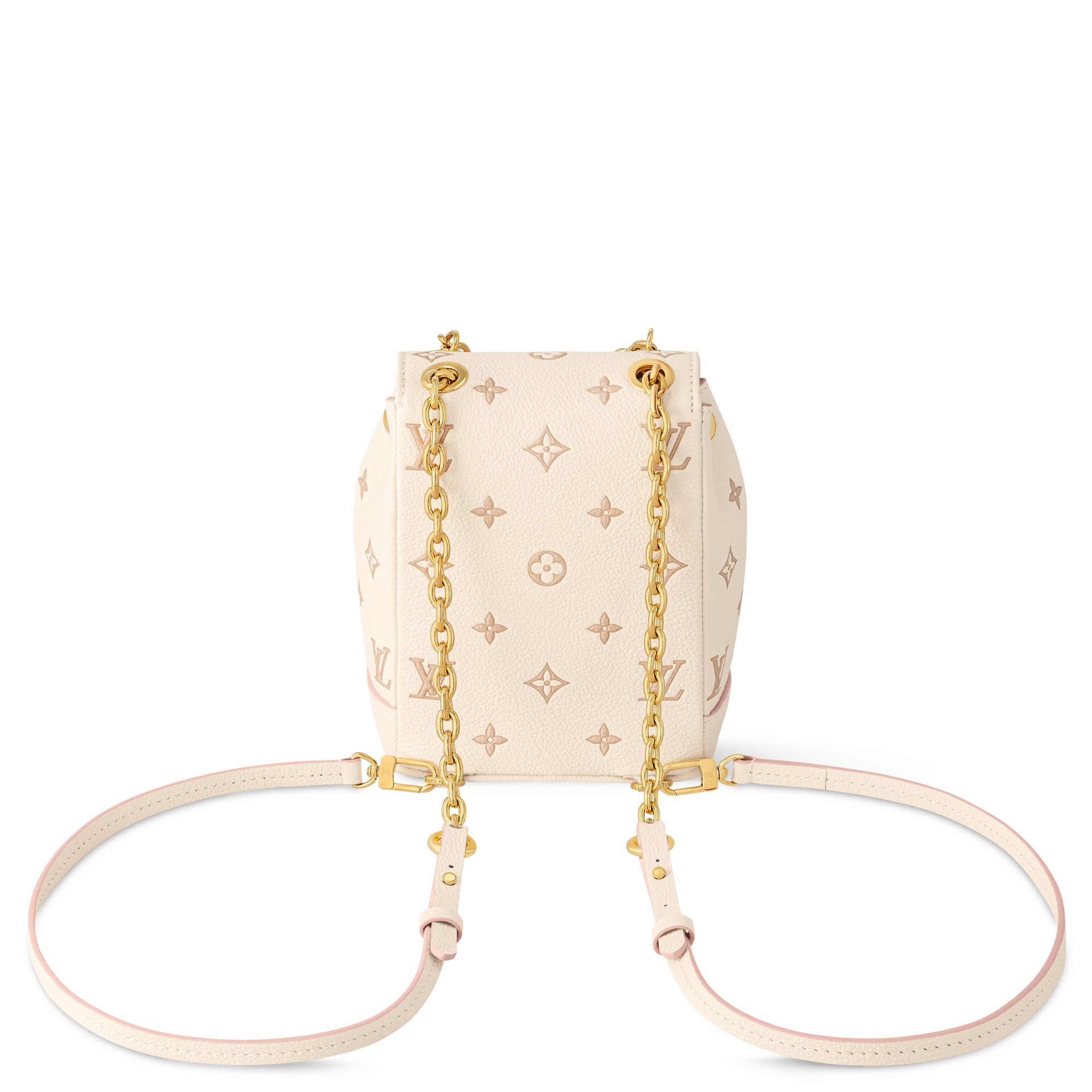 Nano Noé Backpack Bicolour Monogram Empreinte Leather in Women