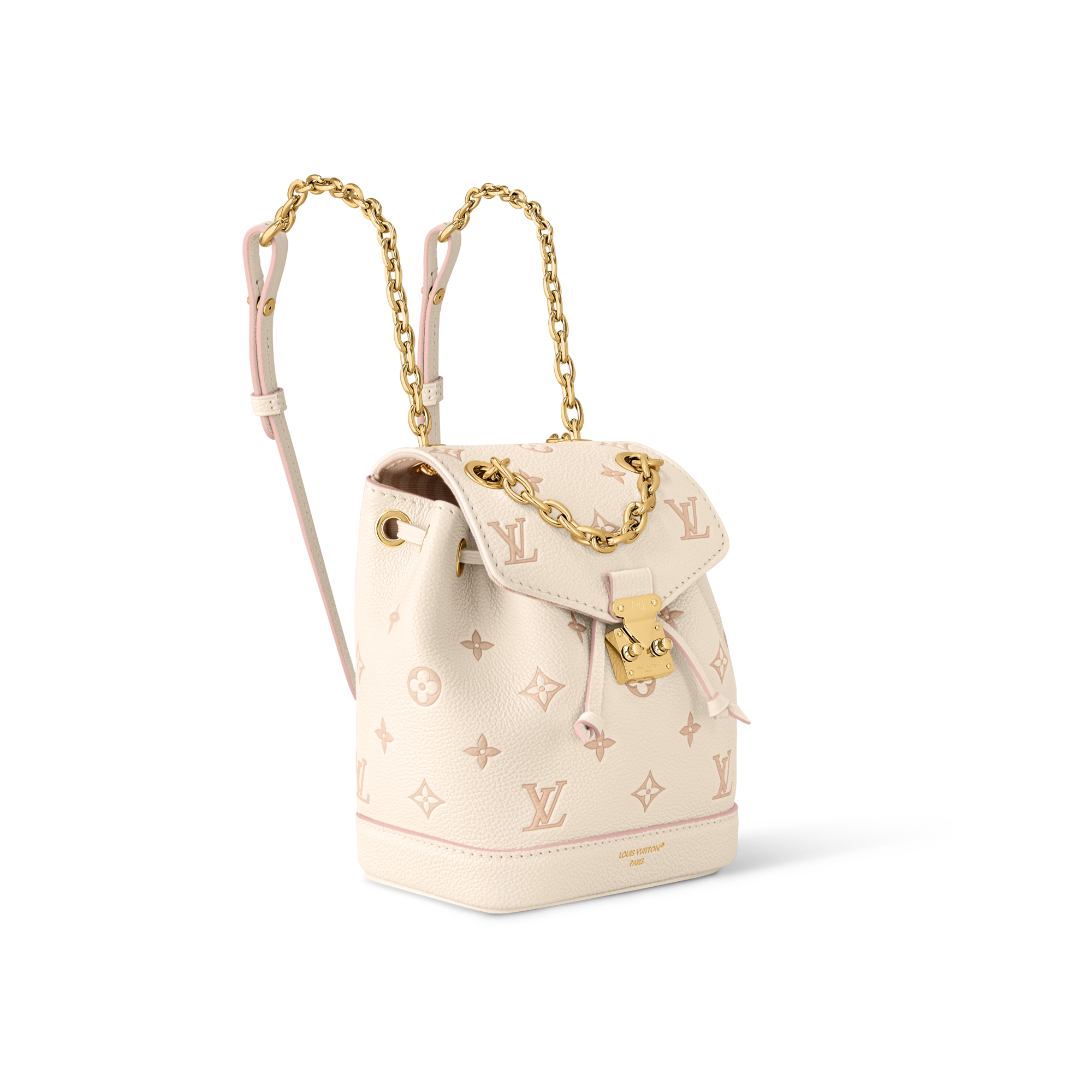 Nano Noé Backpack Bicolour Monogram Empreinte Leather in Women