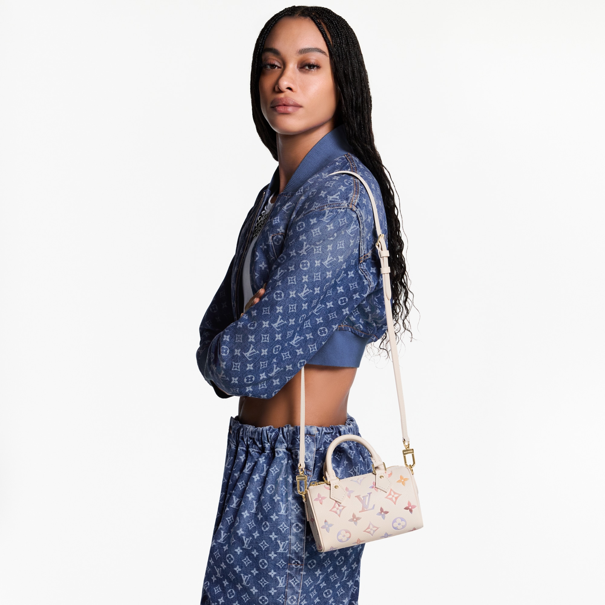 Nano Speedy Monogram Empreinte Leather in Women