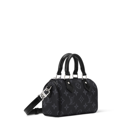 Nano Speedy Monogram Eclipse in Women's Wallets and Small Leather Goods Wallets on Chain and Micro Bags collections by Louis Vuitton (Product zoom)