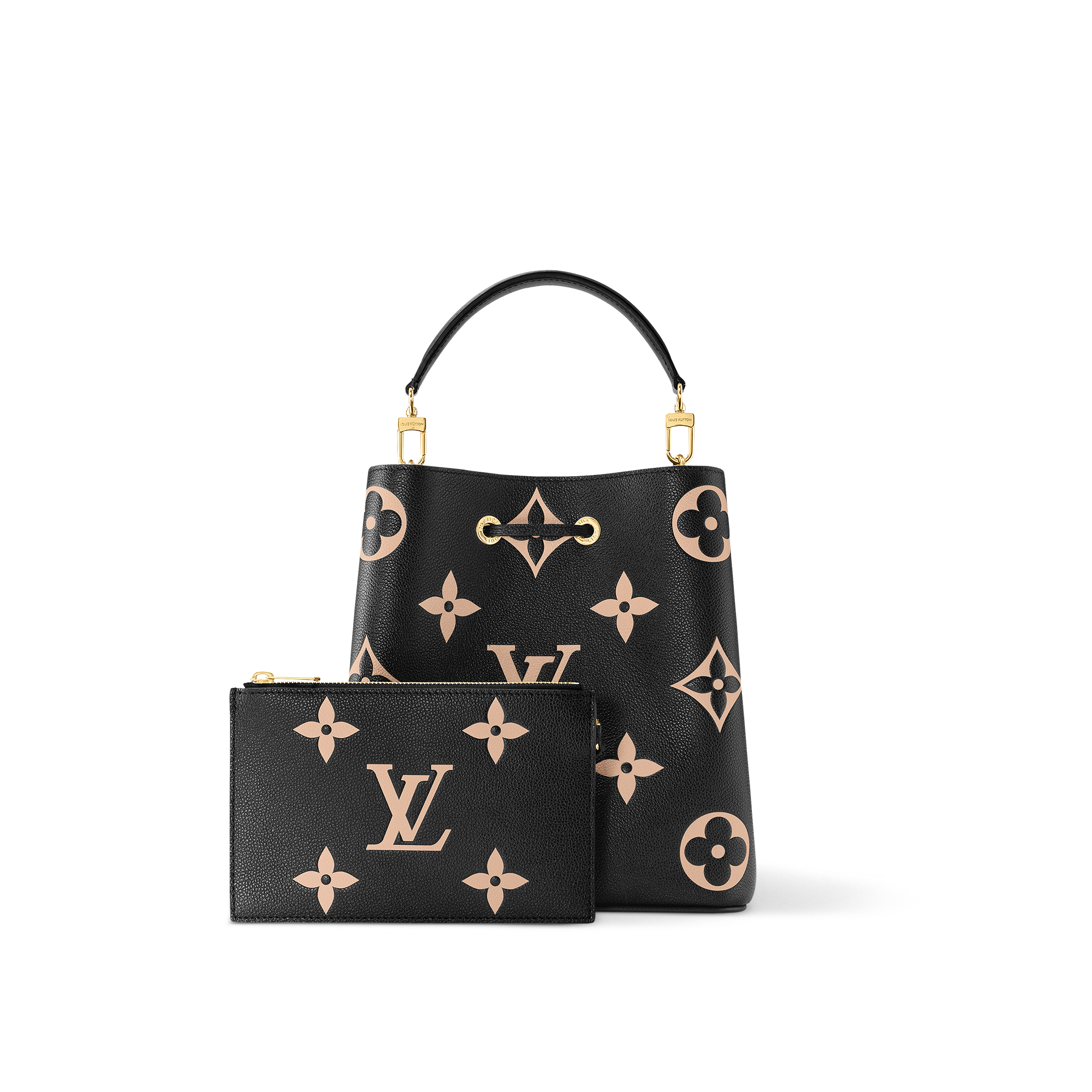 NéoNoé MM Bicolour Monogram Empreinte Leather in Women