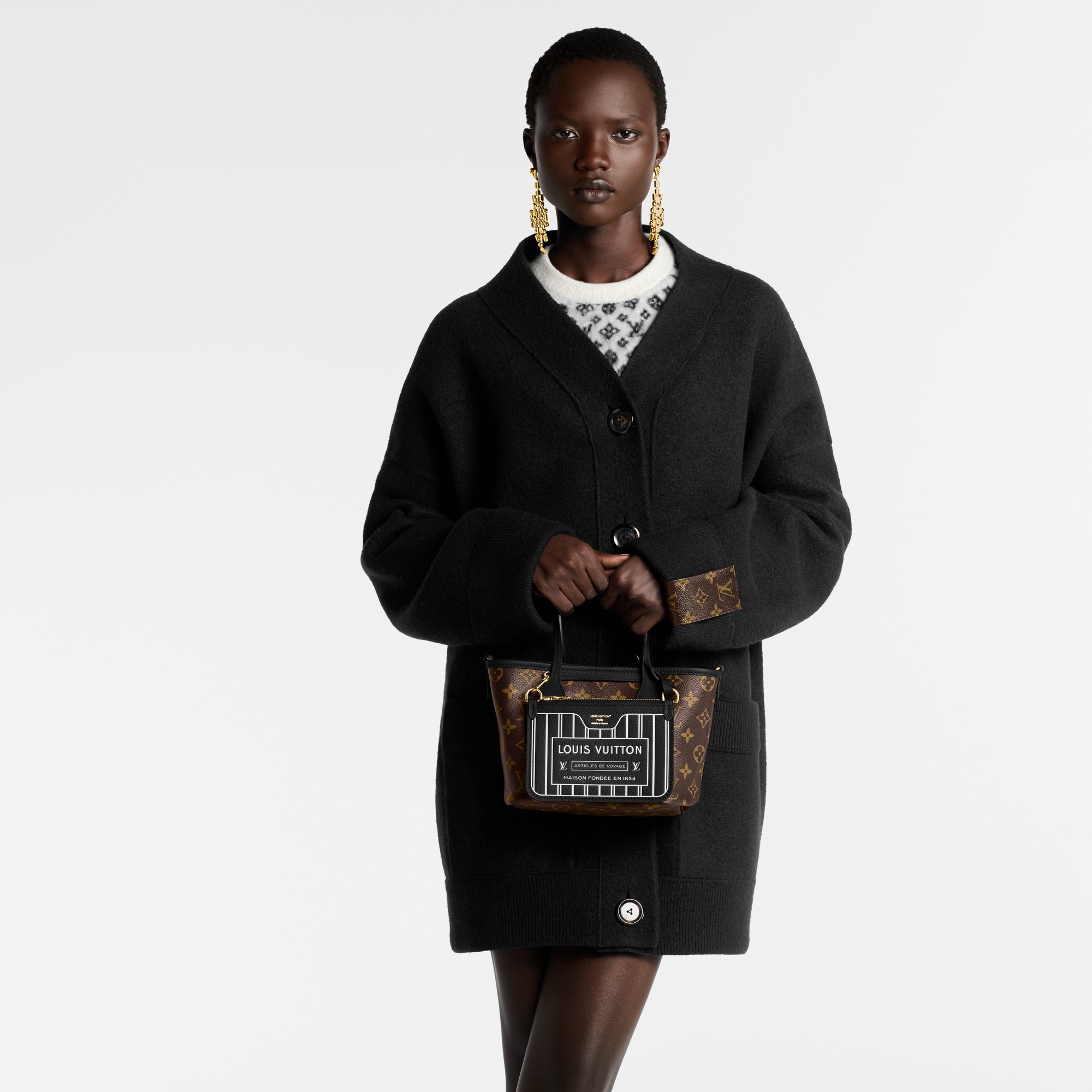 Neverfull Bandoulière Inside Out BB H33 in Bags and Small Leather Goods