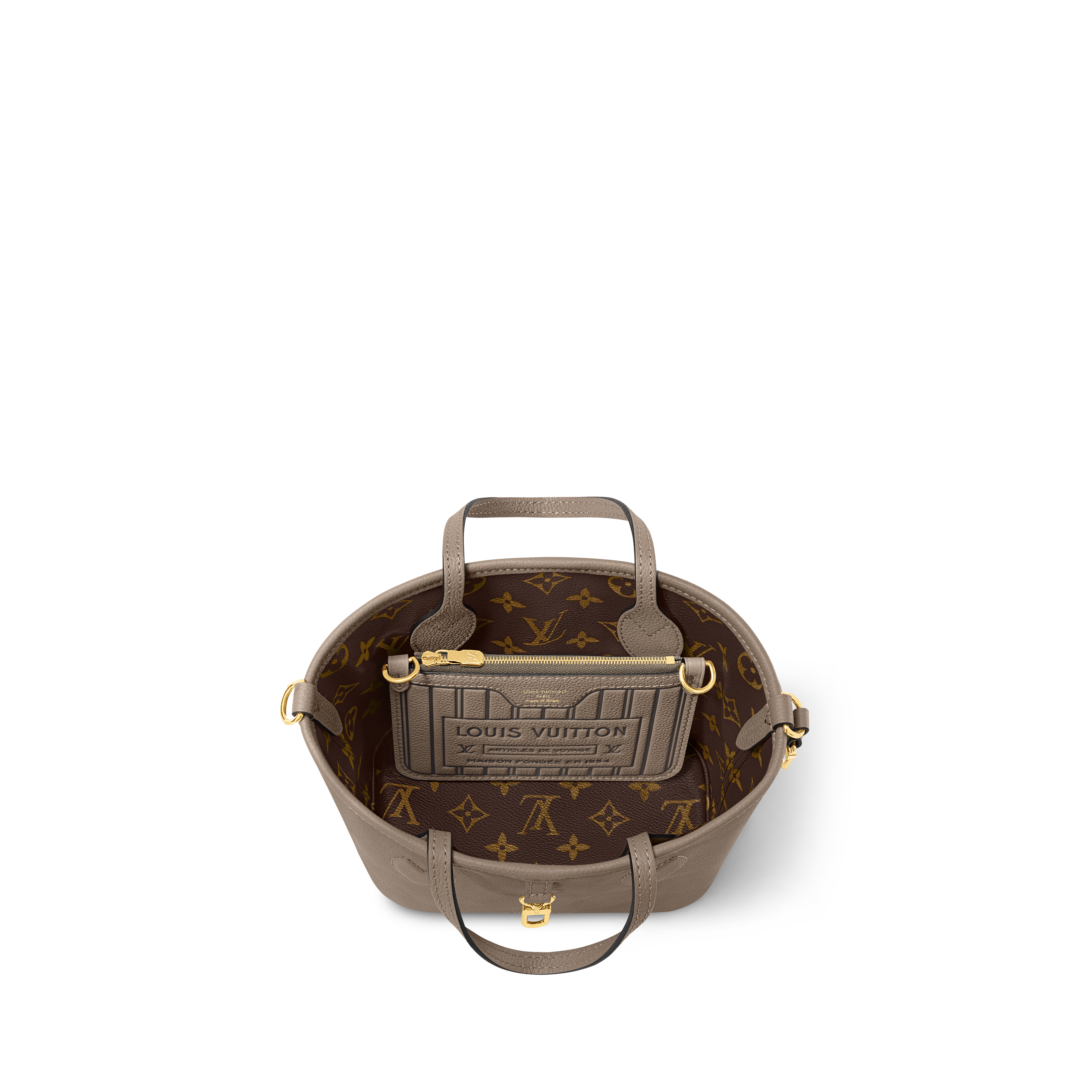 Neverfull Bandoulière Inside Out BB Monogram Eclipse in Bags and Small Leather Goods