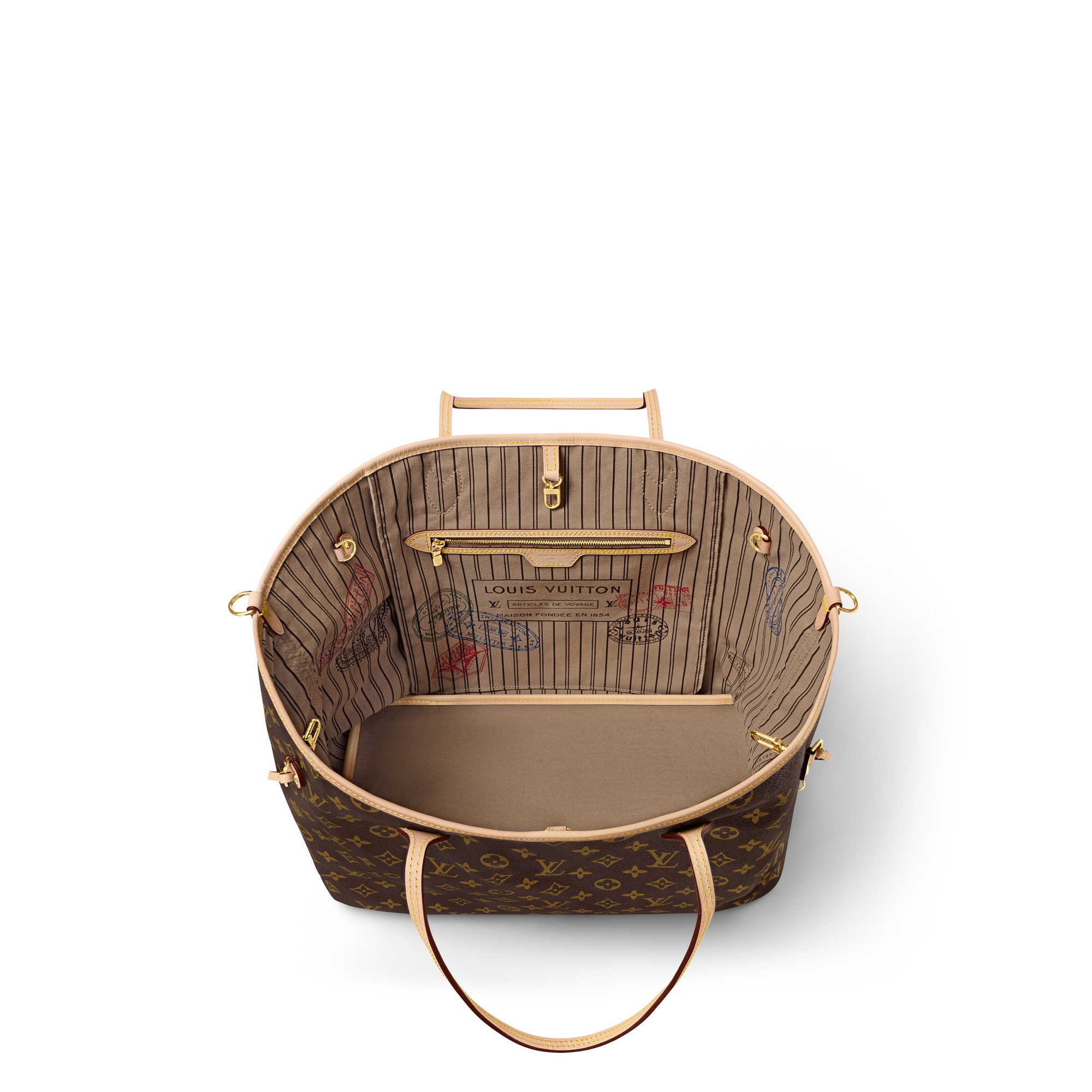 Neverfull Bandoulière Inside Out GM Monogram in Bags and Small Leather Goods