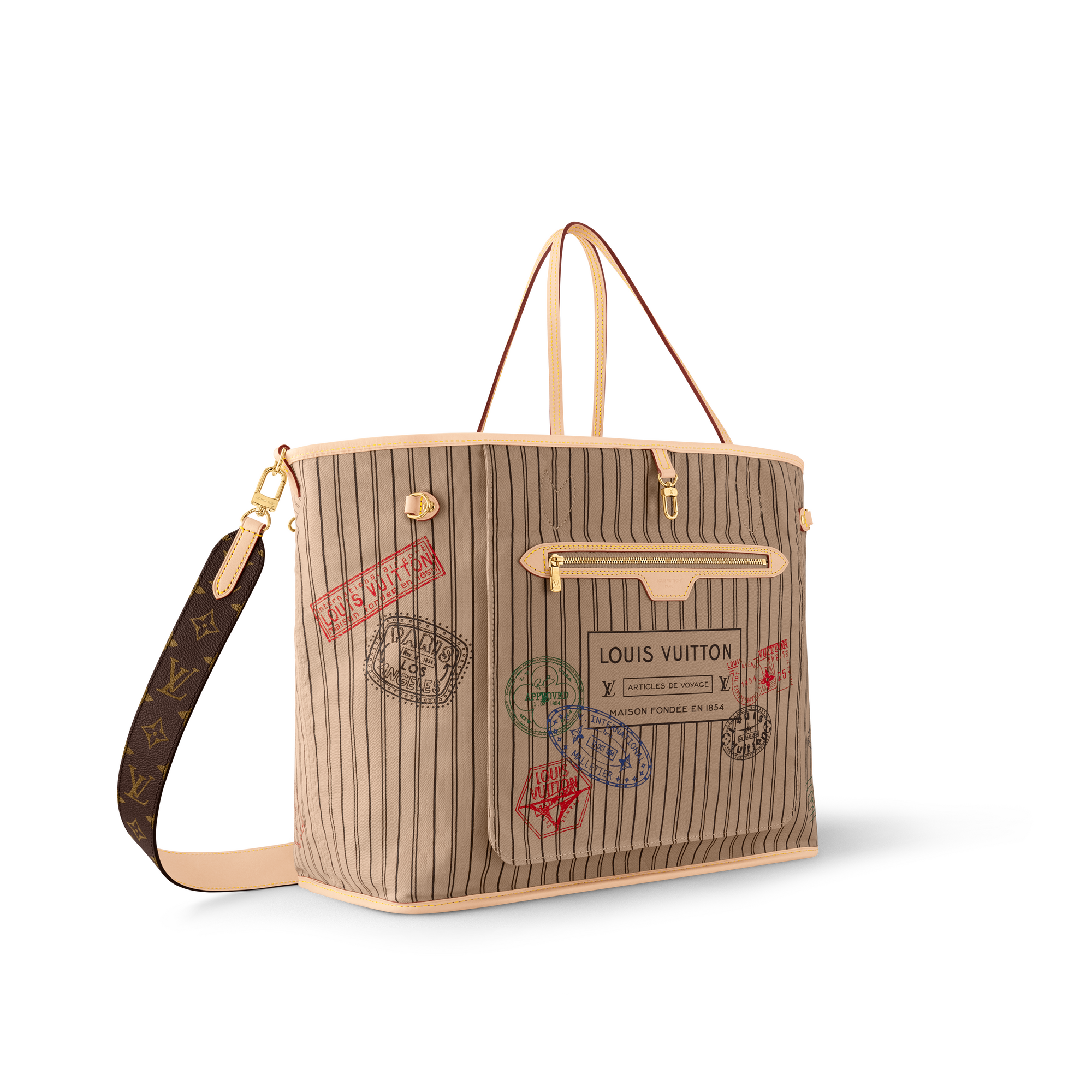 Neverfull Bandoulière Inside Out GM Monogram in Bags and Small Leather Goods