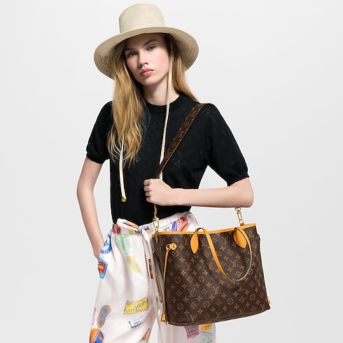 Neverfull Bandoulière Inside Out MM Monogram in Bags and Small Leather Goods's Women Bags LV Icons collections by Louis Vuitton (Product zoom)