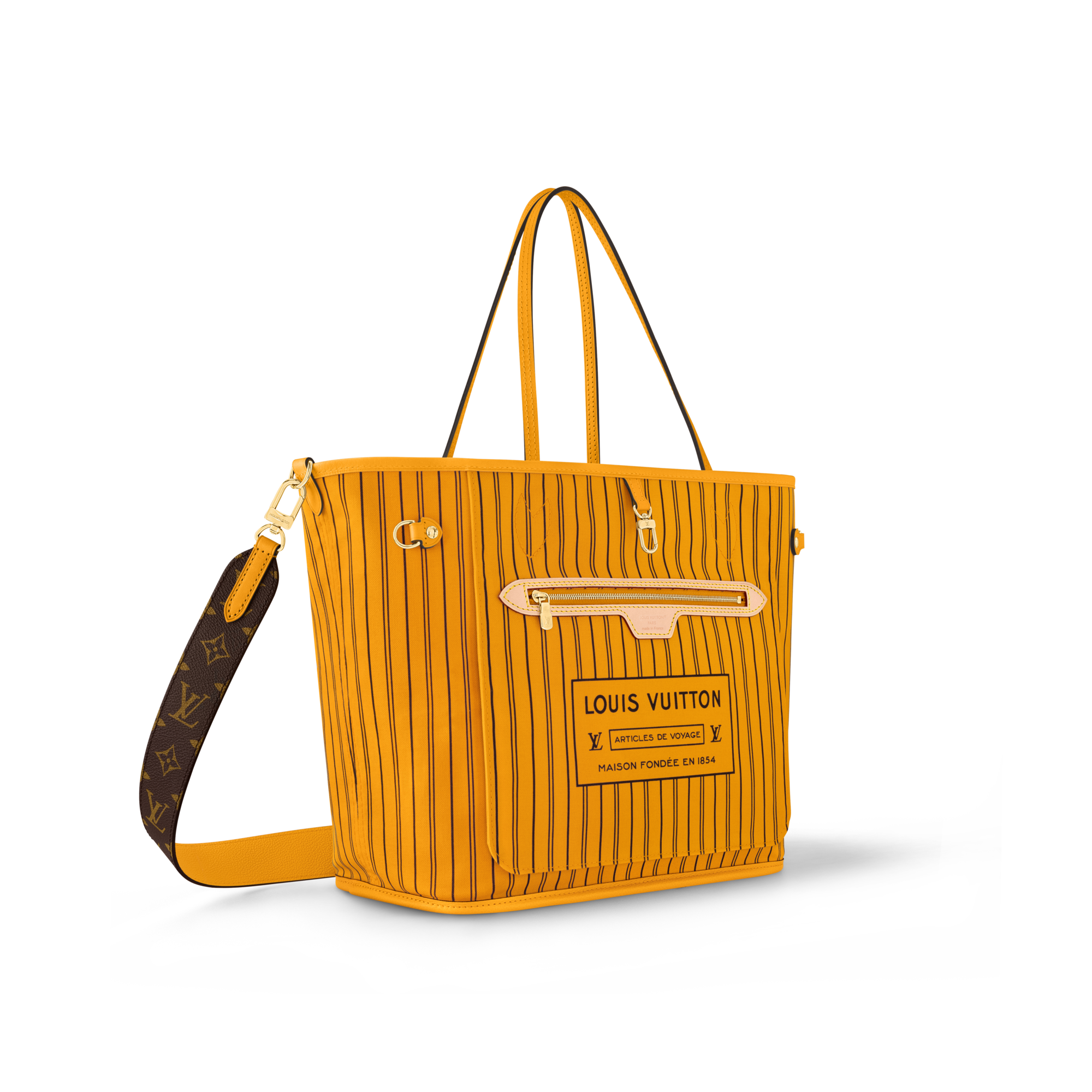 Neverfull Bandoulière Inside Out MM Monogram in Bags and Small Leather Goods