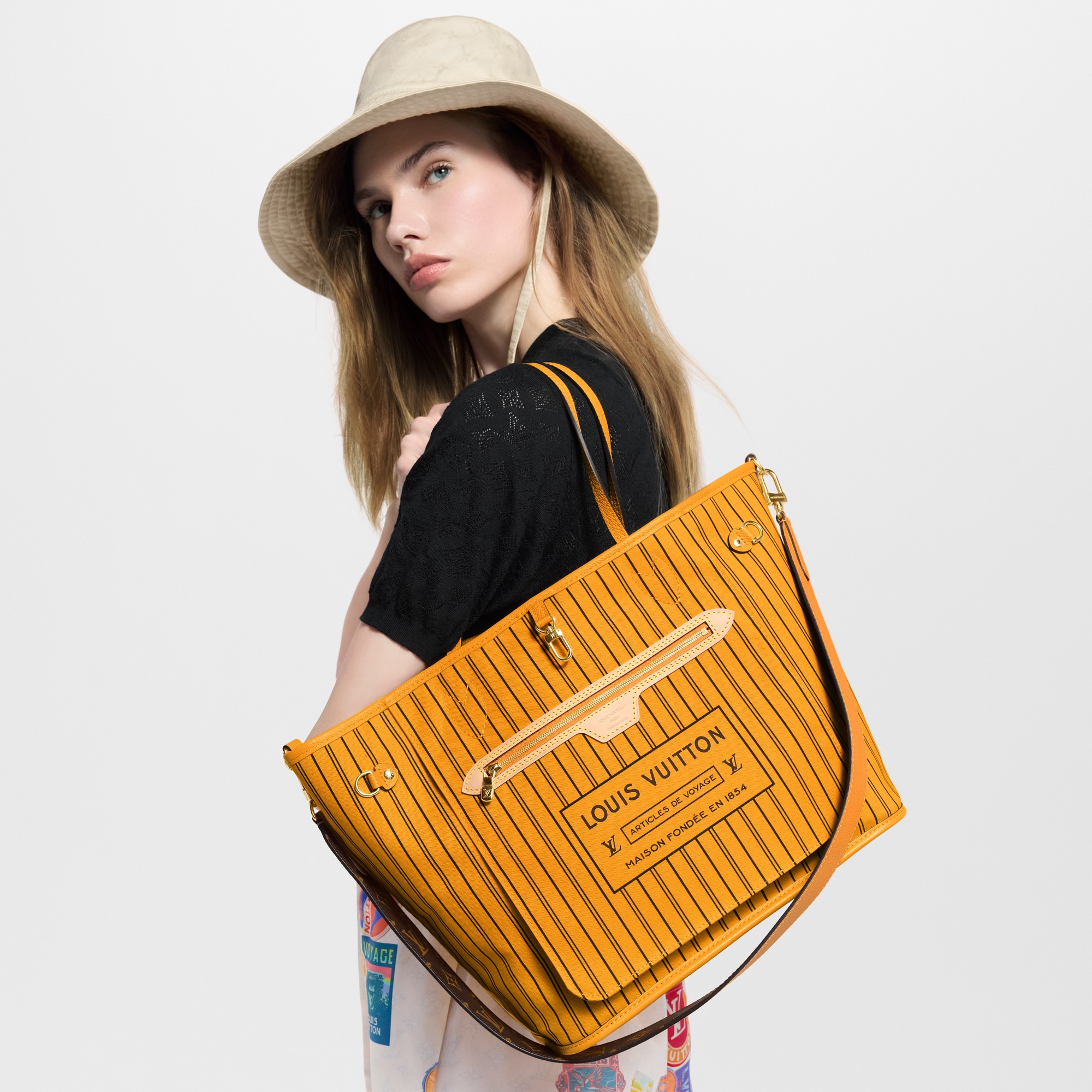 Neverfull Bandoulière Inside Out MM Monogram in Bags and Small Leather Goods