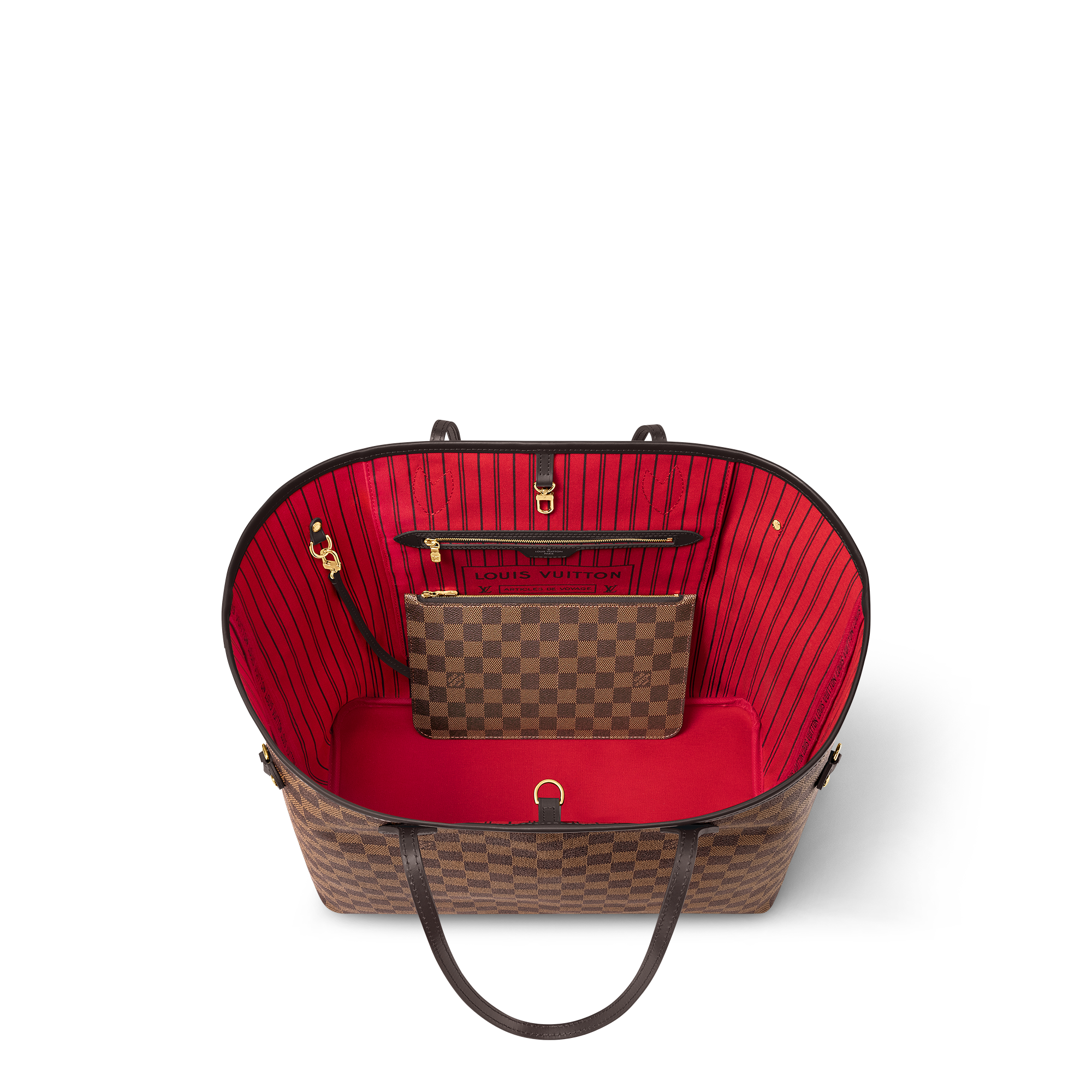 Neverfull GM Damier Ebene in Women