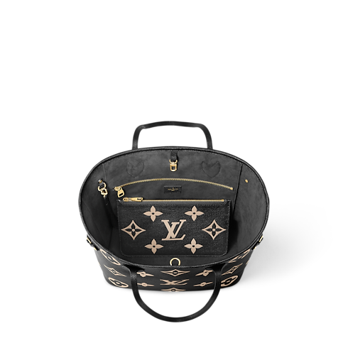 Neverfull MM Monogram Empreinte Leather in Women's Handbags All Handbags for Women collections by Louis Vuitton (Product zoom)