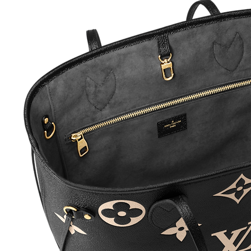 Neverfull MM Monogram Empreinte Leather in Women's Handbags All Handbags for Women collections by Louis Vuitton (Product zoom)
