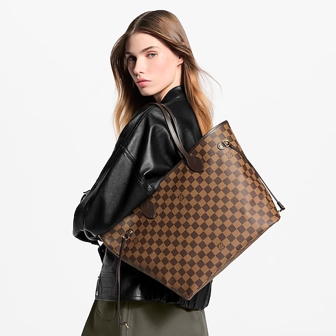Neverfull MM Damier Ebene in Women's Handbags All Handbags collections by Louis Vuitton (Product zoom)