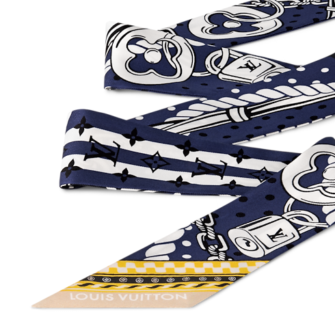 Ocean Bandana BB Bandeau . in Women's Accessories Silk Squares and Bandeaus collections by Louis Vuitton (Product zoom)