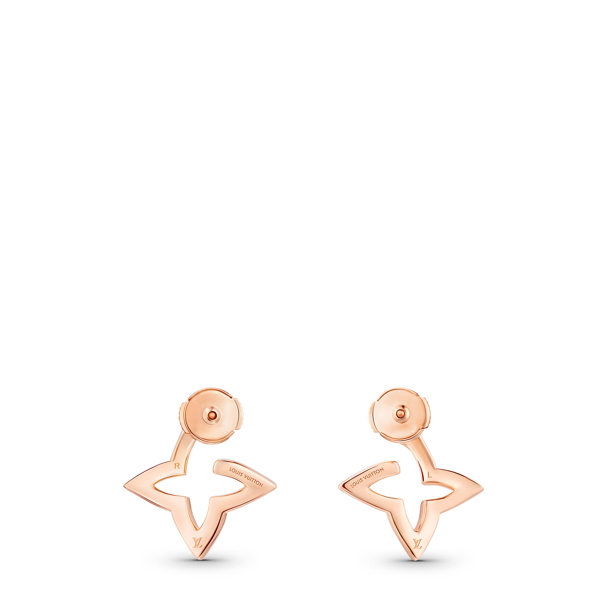 Ombre Blossom Mini Hoops, Pink Gold and Diamonds  in Jewellery