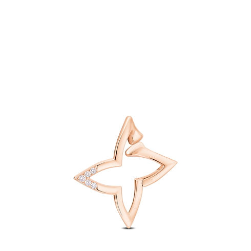 Ombre Blossom Ear Cuff, Pink Gold and Diamonds in Jewellery's Categories Earrings collections by Louis Vuitton