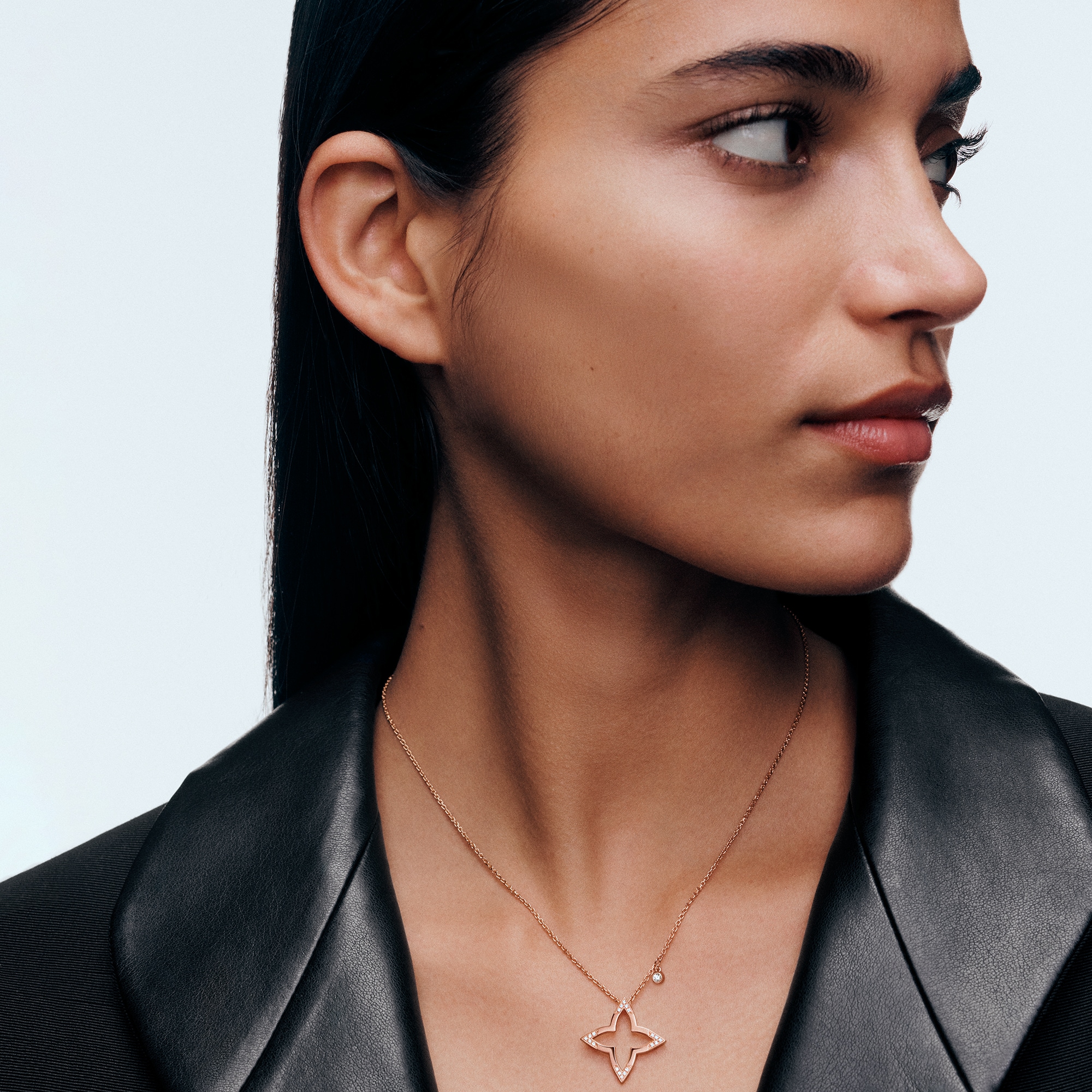 Ombre Blossom Pendant, Pink Gold and Diamonds  in Jewellery