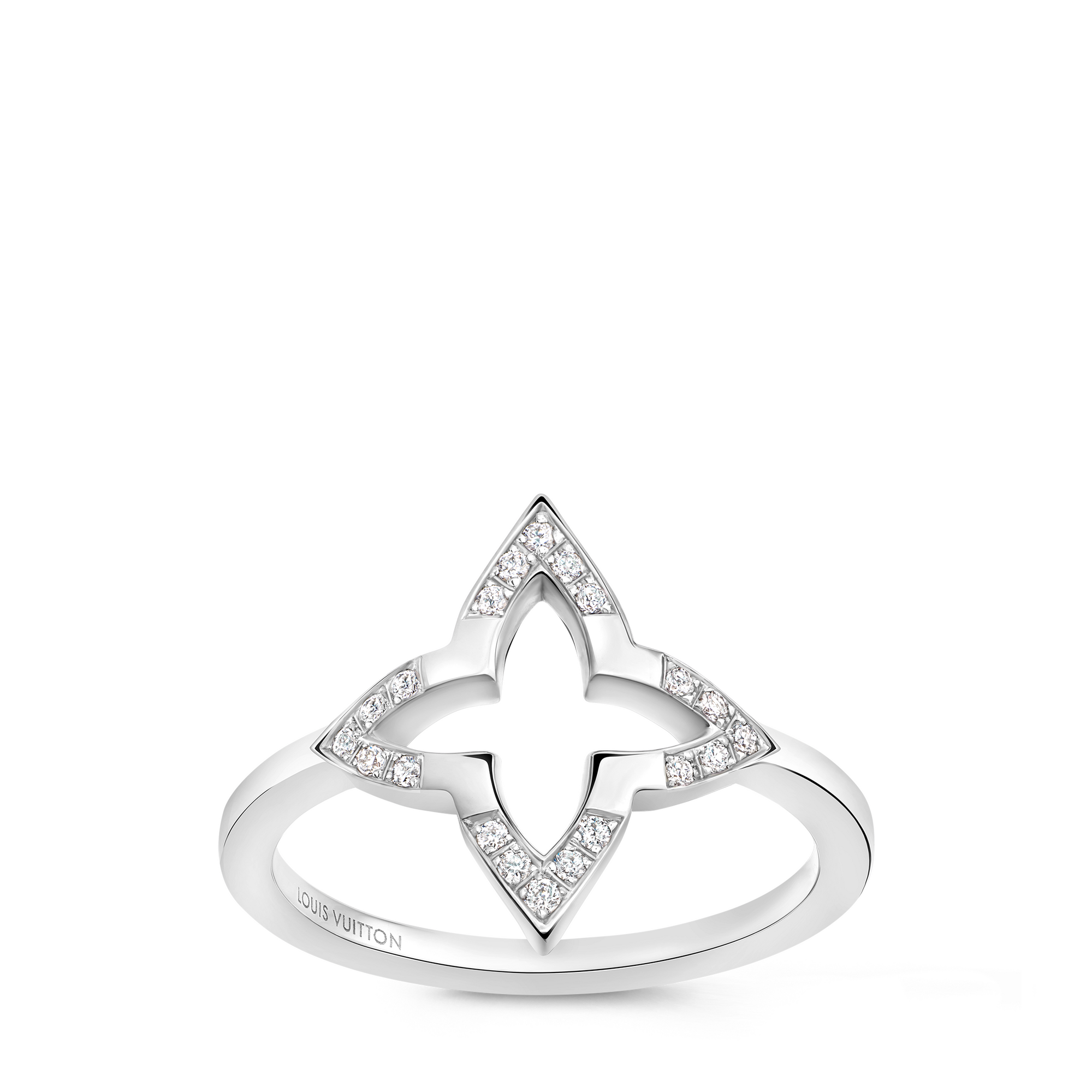 Ombre Blossom Ring, White Gold and Diamonds  in Jewellery