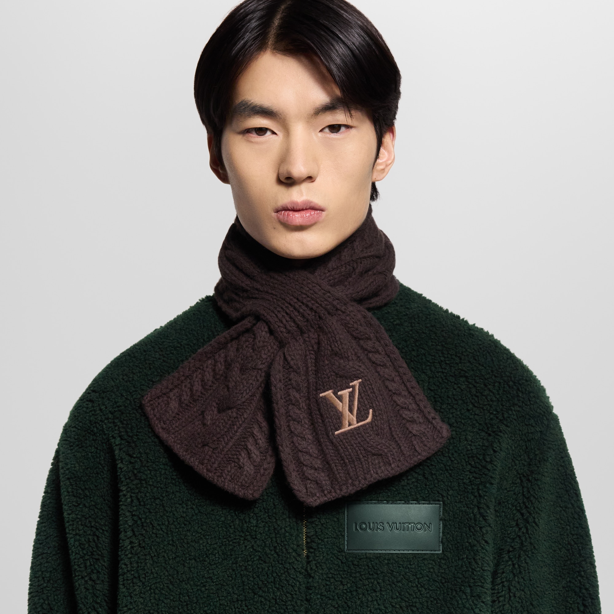 Only LV Mini Cable Scarf . in Men