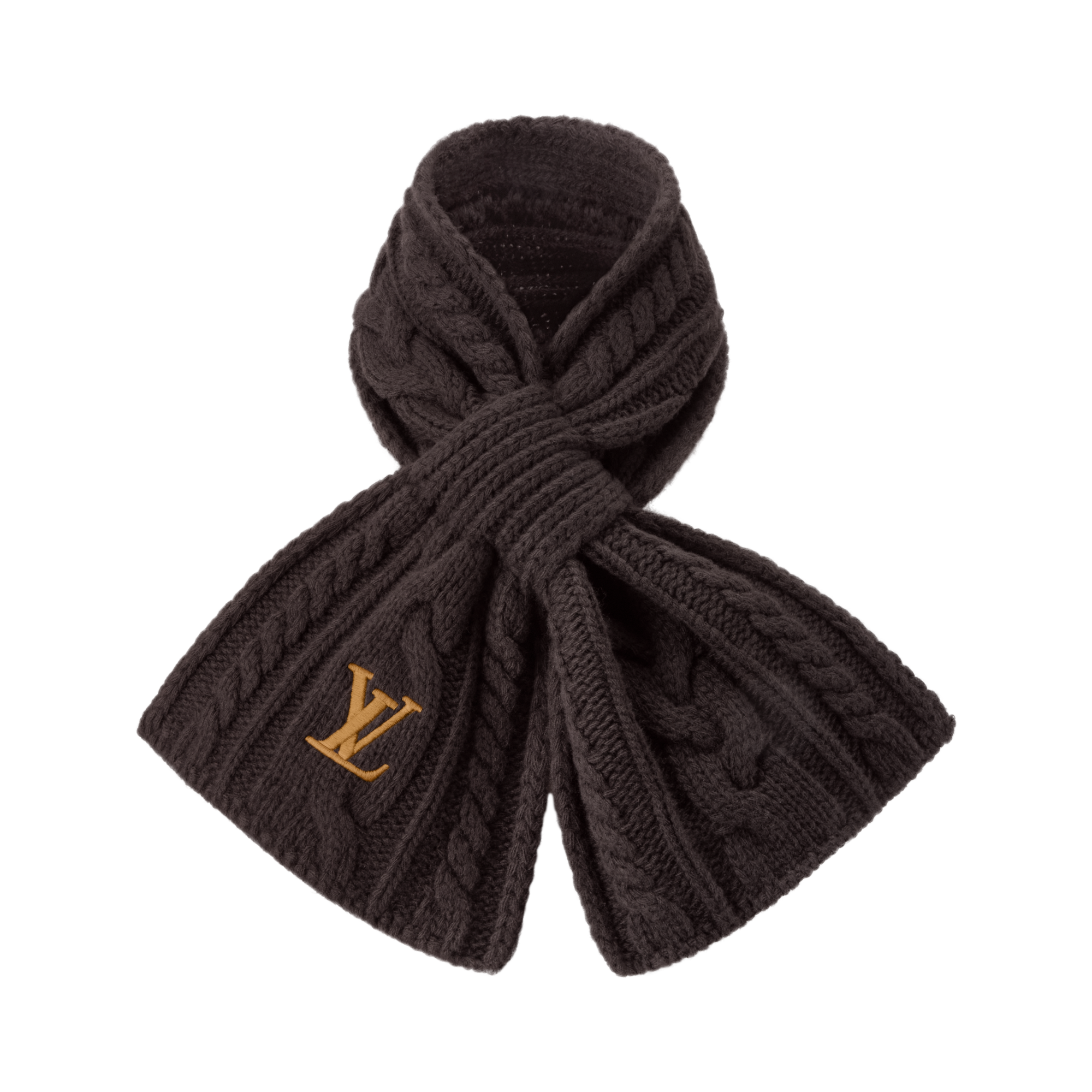 Only LV Mini Cable Scarf . in Men