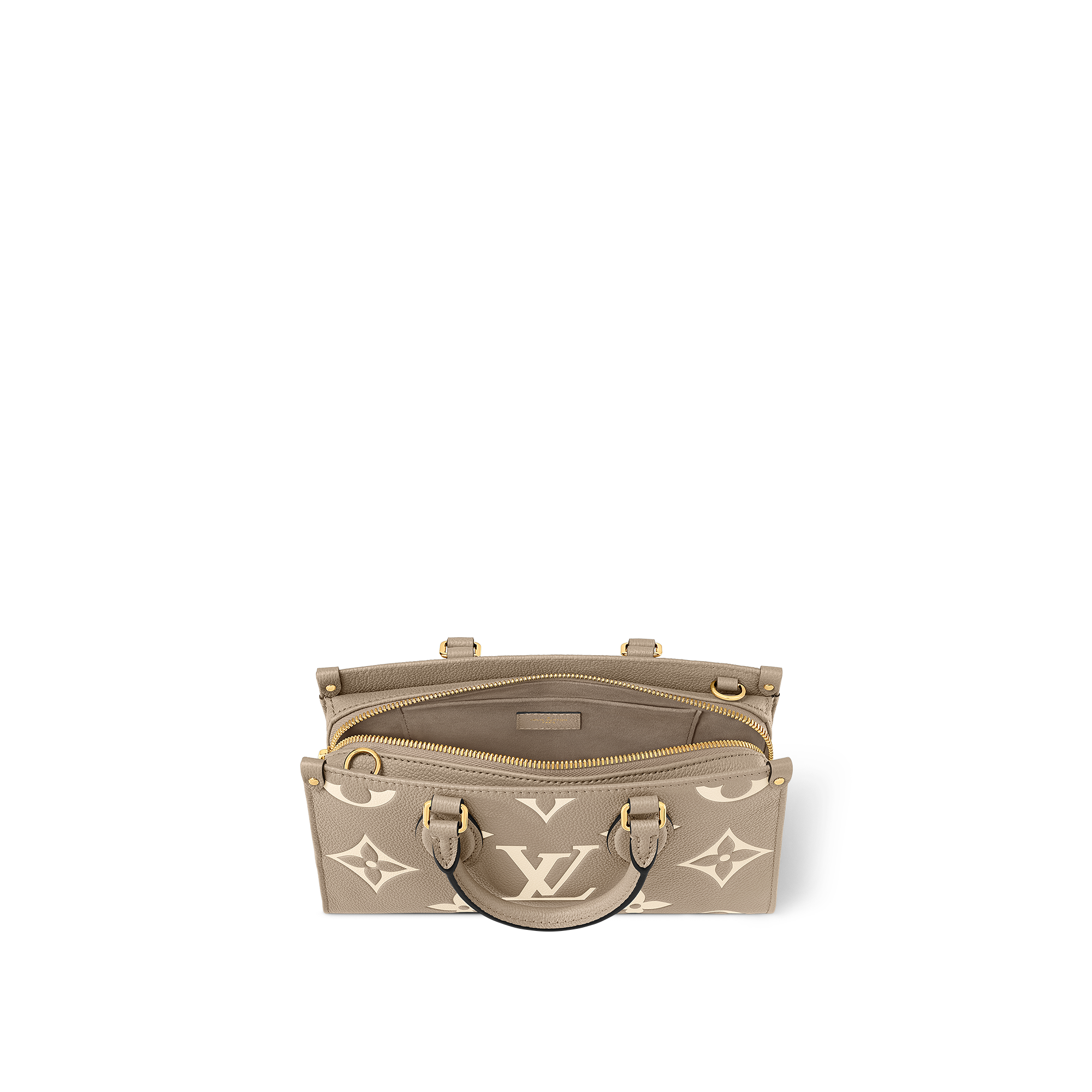OnTheGo East West Bicolour Monogram Empreinte Leather in Women