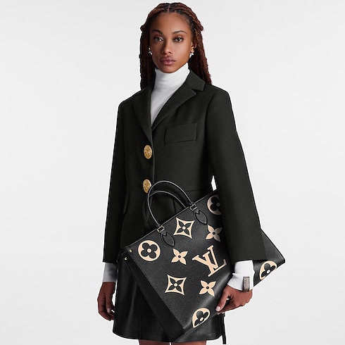 OnTheGo GM Bicolour Monogram Empreinte Leather in Women's Handbags All Collections collections by Louis Vuitton (Product zoom)