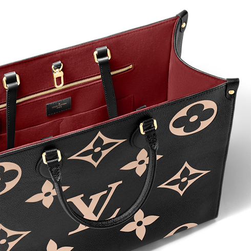 OnTheGo GM Bicolour Monogram Empreinte Leather in Women's Handbags All Collections collections by Louis Vuitton (Product zoom)