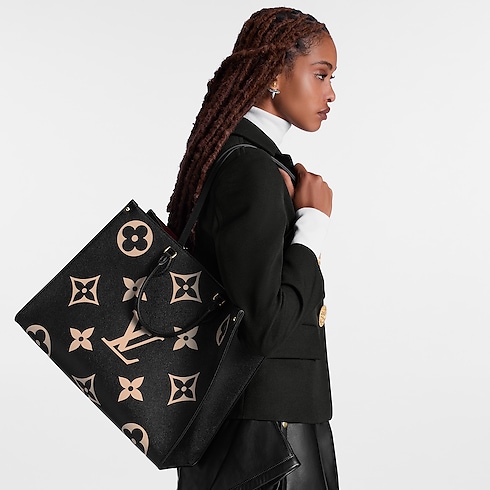 OnTheGo GM Bicolour Monogram Empreinte Leather in Women's Handbags All Collections collections by Louis Vuitton (Product zoom)