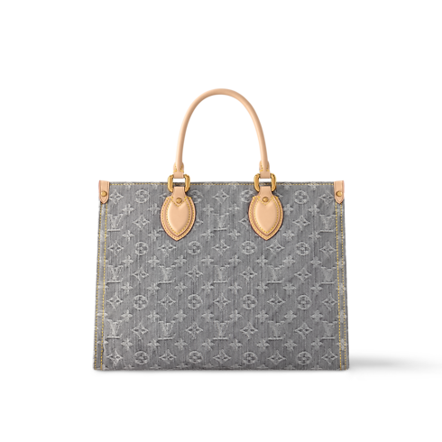 OnTheGo MM Monogram Denim in Bags and Small Leather Goods's Women Bags LV Icons collections by Louis Vuitton (Product zoom)