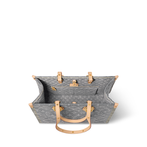 OnTheGo MM Monogram Denim in Bags and Small Leather Goods's Women Bags LV Icons collections by Louis Vuitton (Product zoom)