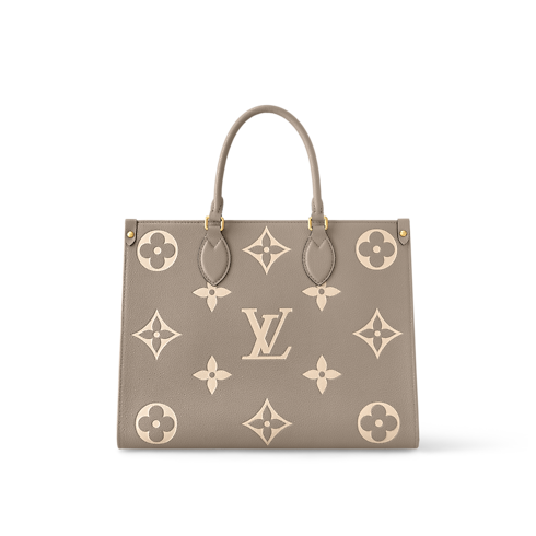 Onthego MM Bicolour Monogram Empreinte Leather in Women's Handbags All Collections collections by Louis Vuitton (Product zoom)