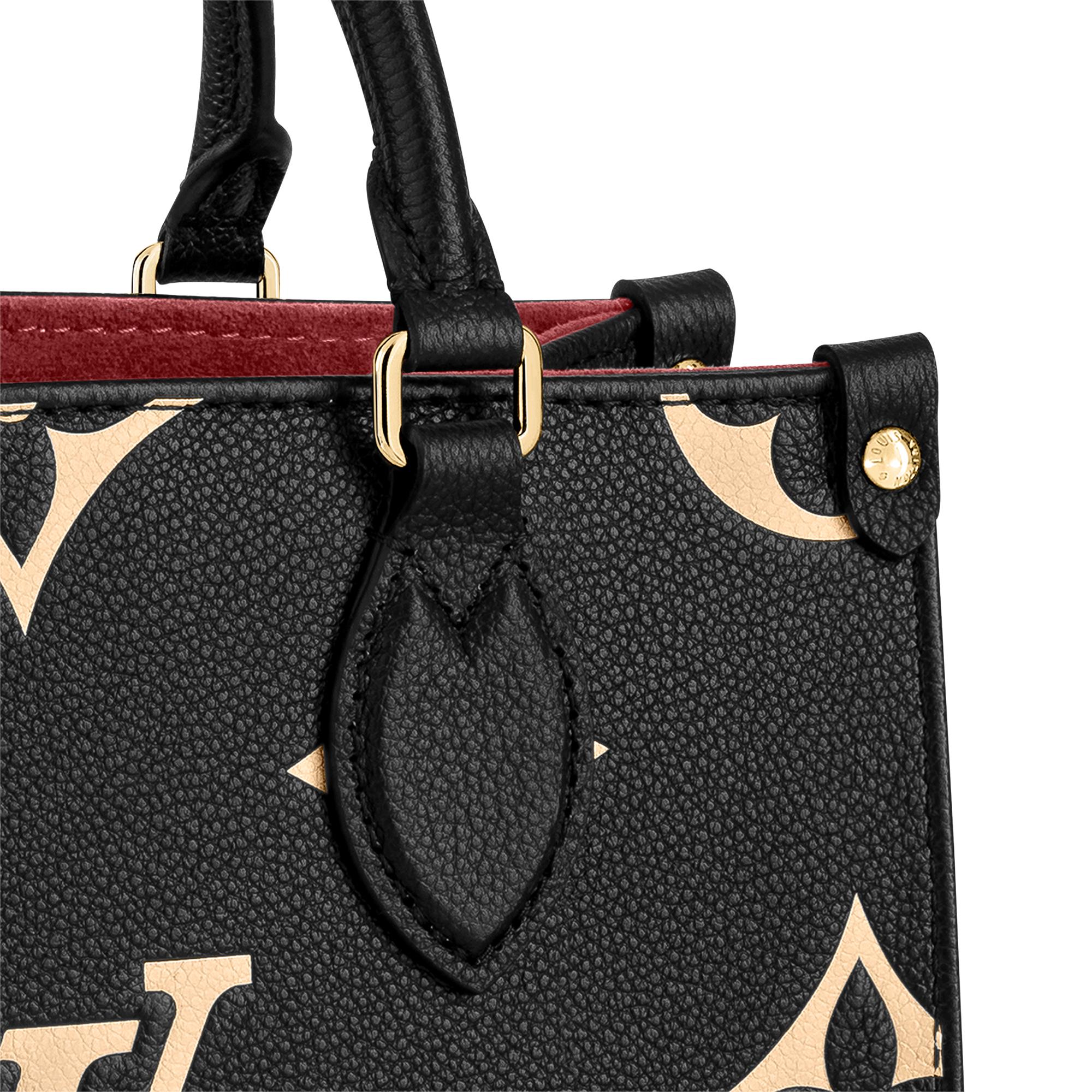 Onthego PM Bicolour Monogram Empreinte Leather in Women