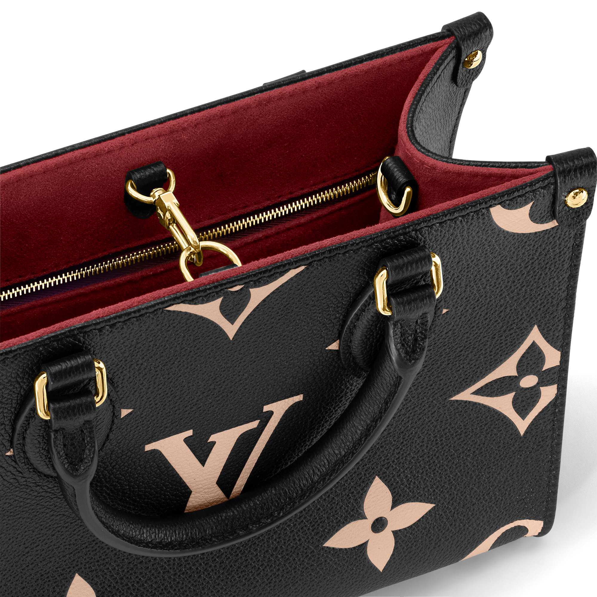 Onthego PM Bicolour Monogram Empreinte Leather in Women