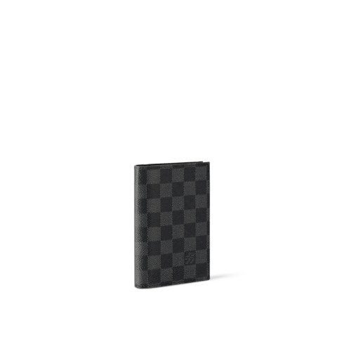 Passport Cover Damier Graphite Canvas in Men's Wallets and Small Leather Goods Men's Wallets and Small Leather Goods collections by Louis Vuitton (Product zoom)