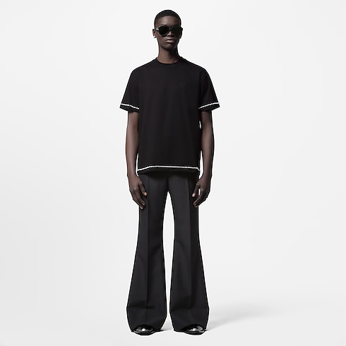 Pearl-Embellished Cotton T-Shirt in Men's Ready-to-Wear T-shirts and Polos collections by Louis Vuitton (Product zoom)