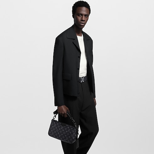 Pochette Accessoire XL Monogram Eclipse in Bags and Small Leather Goods's Men Bags Newness collections by Louis Vuitton (Product zoom)