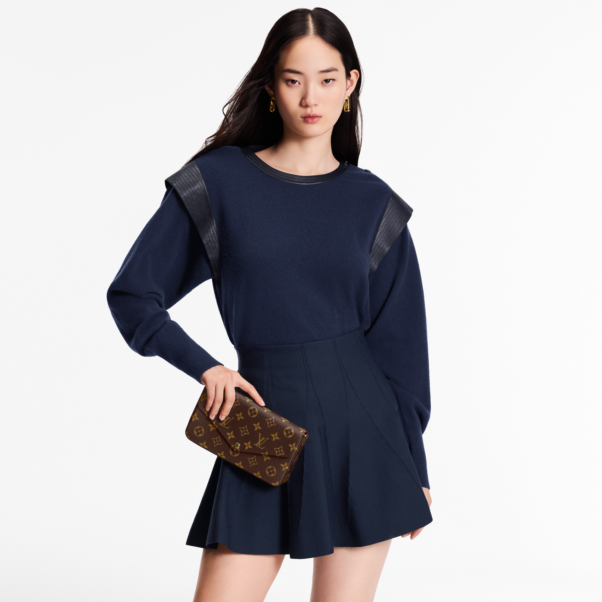 Pochette Félicie Monogram in Women