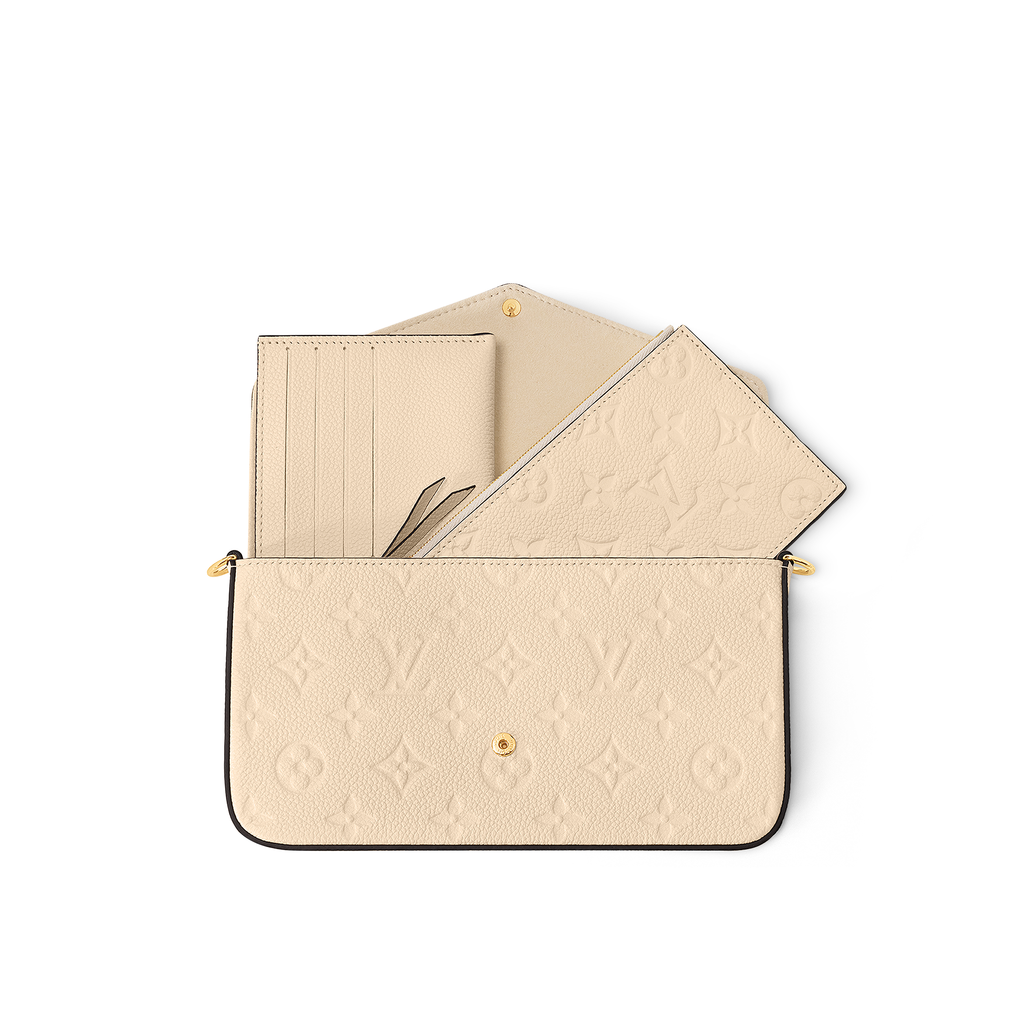 Pochette Félicie Monogram Empreinte Leather in Women